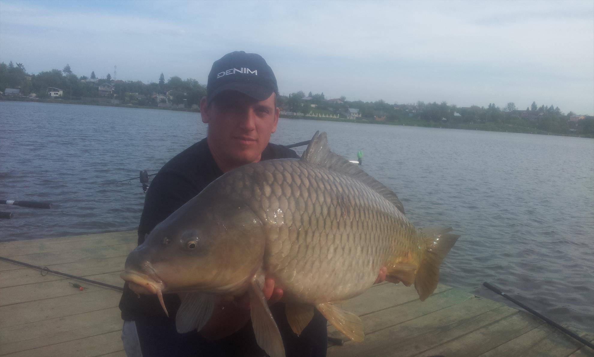 Moara Vlasiei 2, 3 mai 2014 - Captura partidei, prinsa de partenerul meu, 18 kg.